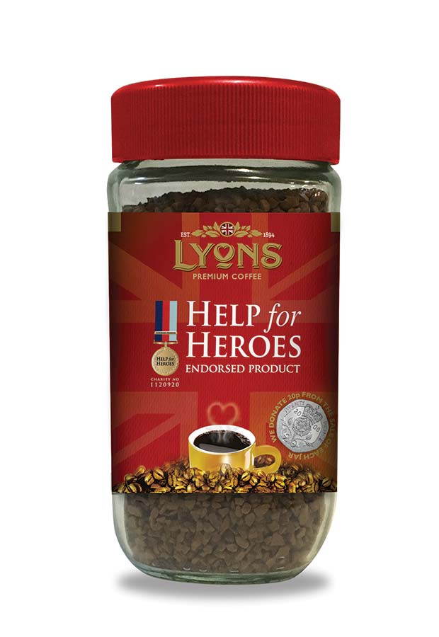 Lyons Instant Coffee launches its Hero Blend in partnership with Help for Heroes Wholesale