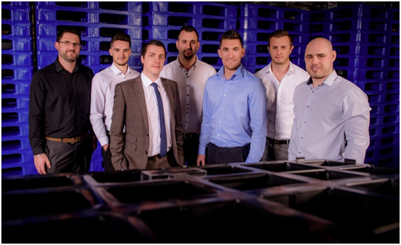 The friendly faces of the knowledgeable Goplasticpallets.com business development team, ready to guide you to the correct solution for your packaging and pallet requirements. From left: Ben Messingham, Robbie Hodgson, Tom Lee, Marc Howell, Dan Starnes, James Moore and Gavin Lee.