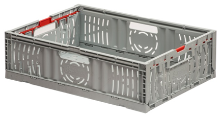 The GoFold Twistlock boxes are ideal for rapid order picking, with handles on all four sides.