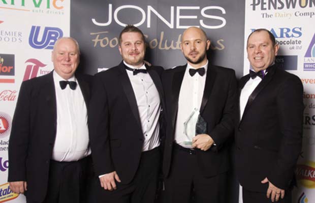 Left to right: Martin Jones (Chairman, L&F Jones), Gavin Jones (Commercial Director, L&F Jones), Gareth Morgan (Area Account Manager, RH Amar), Ray D’arcy (Managing Director, L&F Jones)