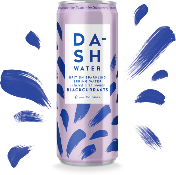 Dash Water, Dash Sparkling Blackcurrant, 330ML